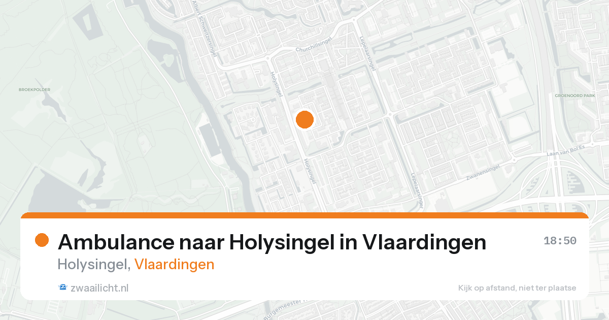 Ambulance naar Holysingel in Vlaardingen — 30 jan 2026