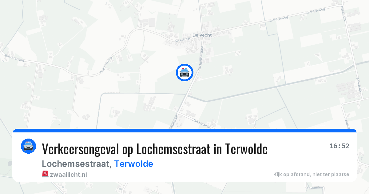 Verkeersongeval op Lochemsestraat in Terwolde — 25 mrt 2026