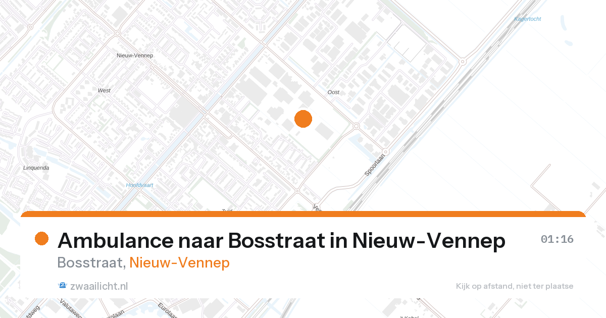 Ambulance naar Bosstraat in Nieuw-Vennep — 1 feb 2026