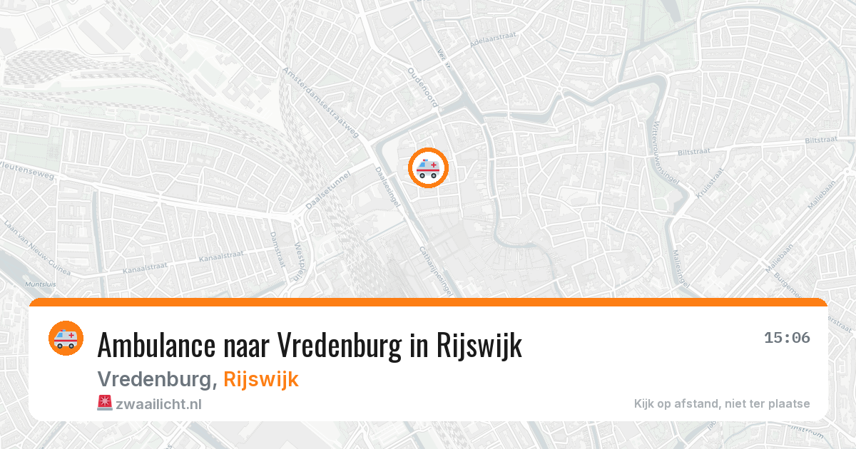 Ambulance naar Vredenburg in Rijswijk — 31 jul 2026