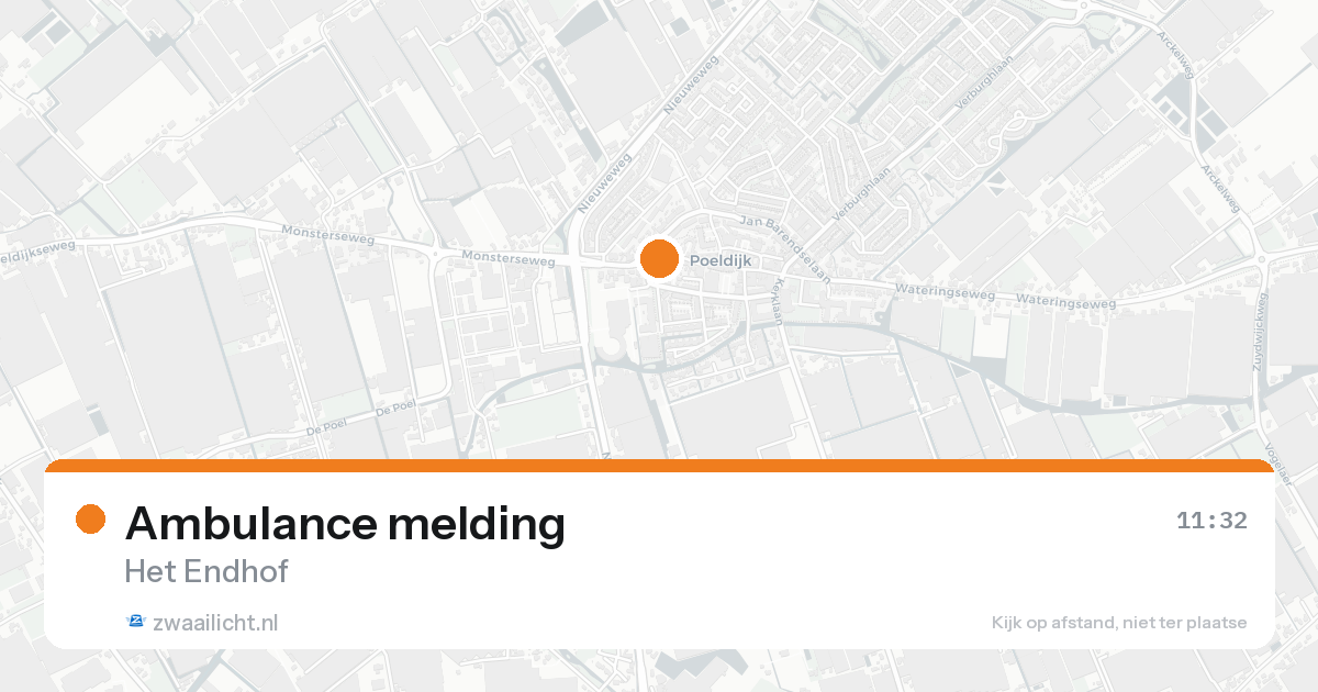 Ambulance melding — 5 mei 2026