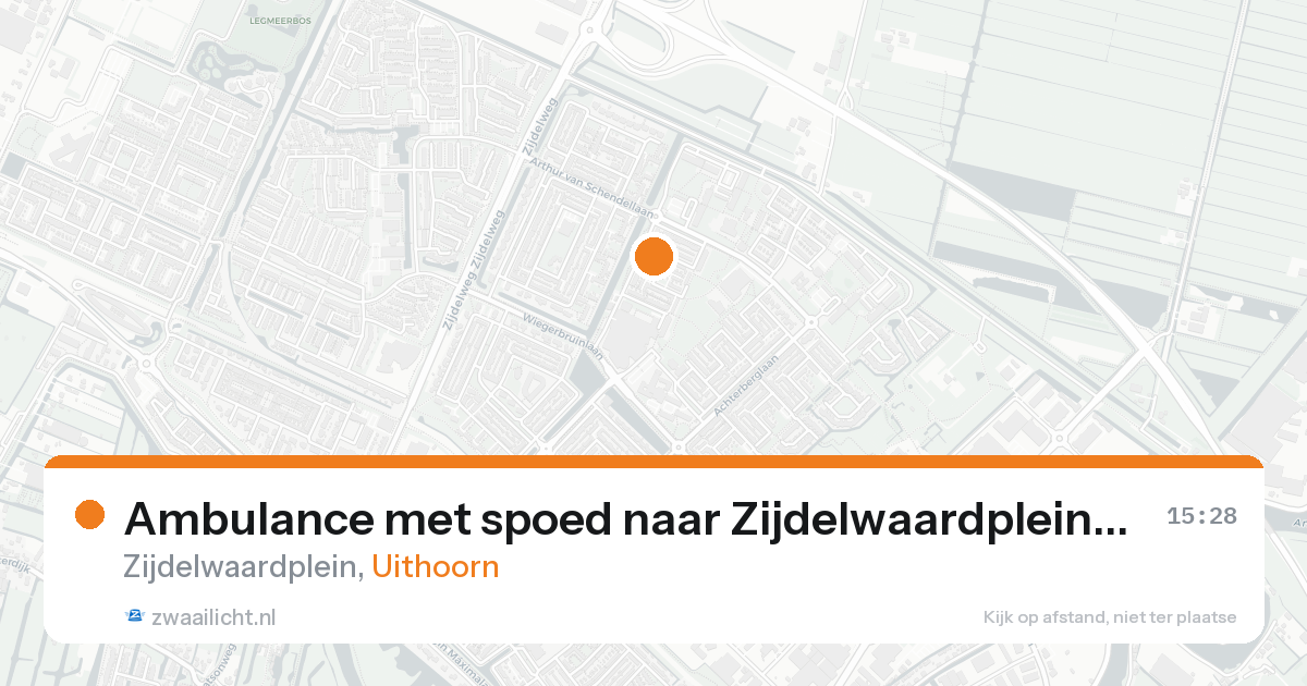 Ambulance met spoed naar Zijdelwaardplein in Uithoorn — 7 feb 2026