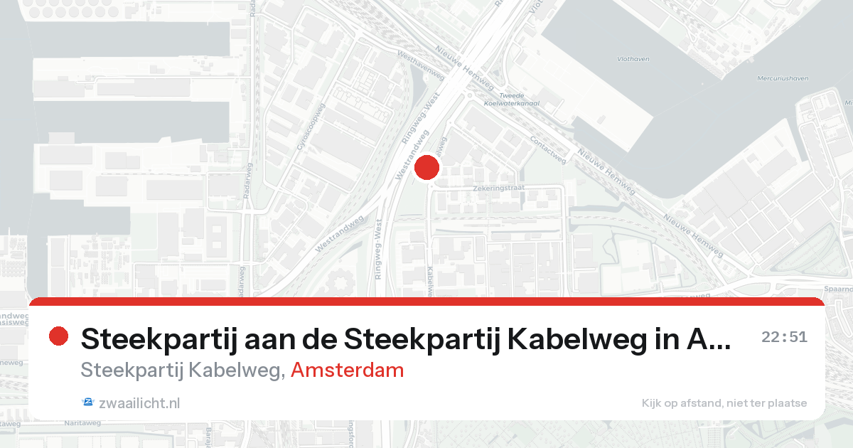 Steekpartij aan de Steekpartij Kabelweg in Amsterdam — 30 jan 2026