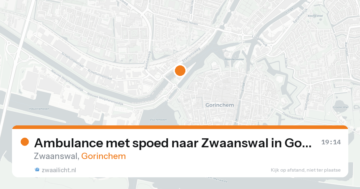 Ambulance met spoed naar Zwaanswal in Gorinchem — 31 jan 2026