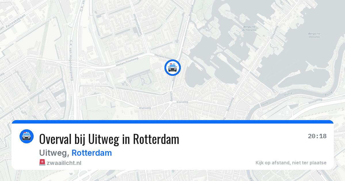 Overval bij Uitweg in Rotterdam — 14 mei 2026