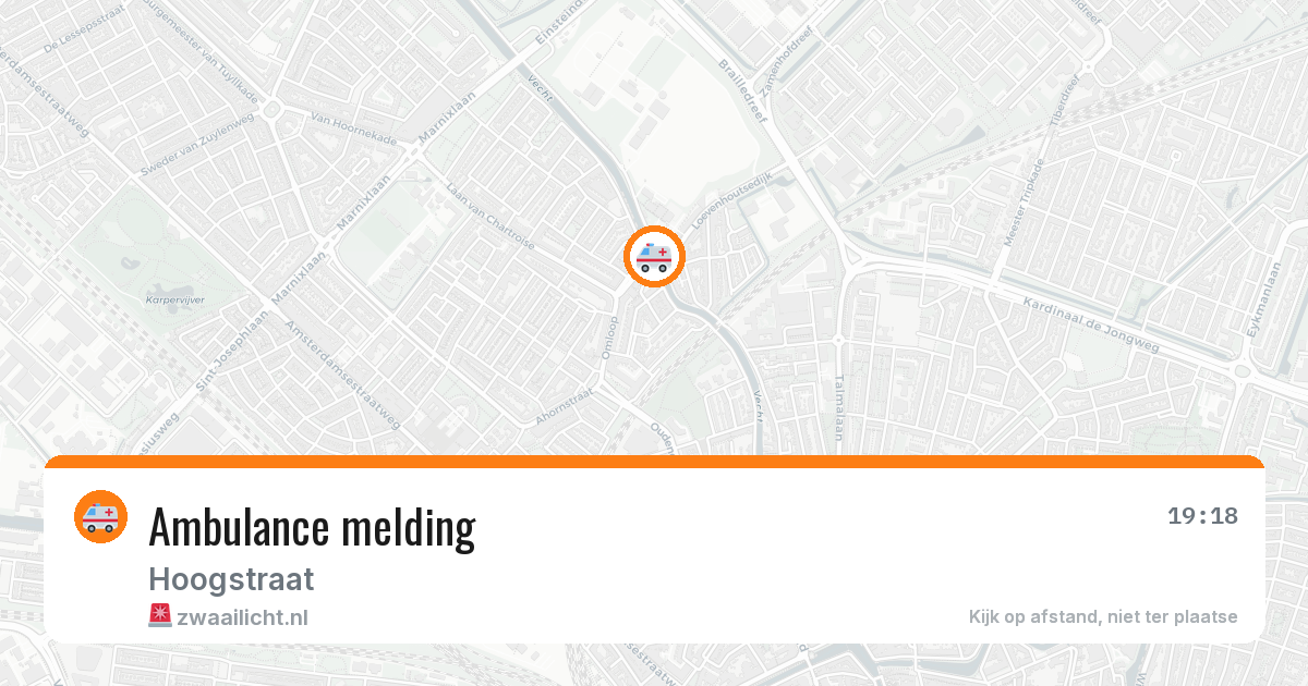 Ambulance melding — 8 feb 2026