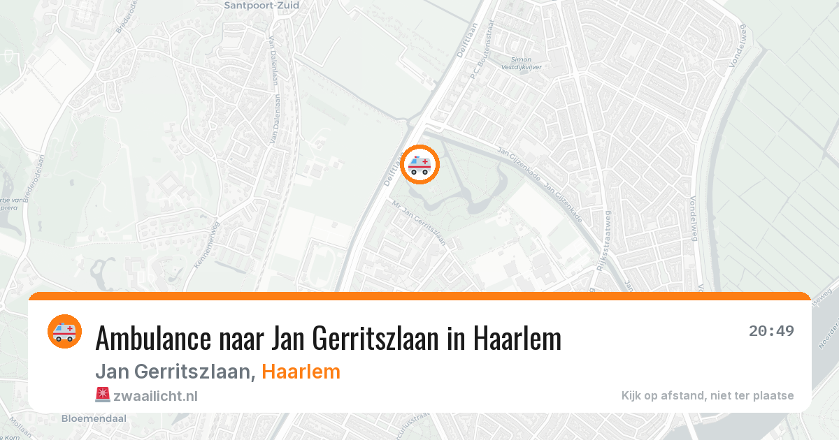 Ambulance naar Jan Gerritszlaan in Haarlem — 16 jun 2026