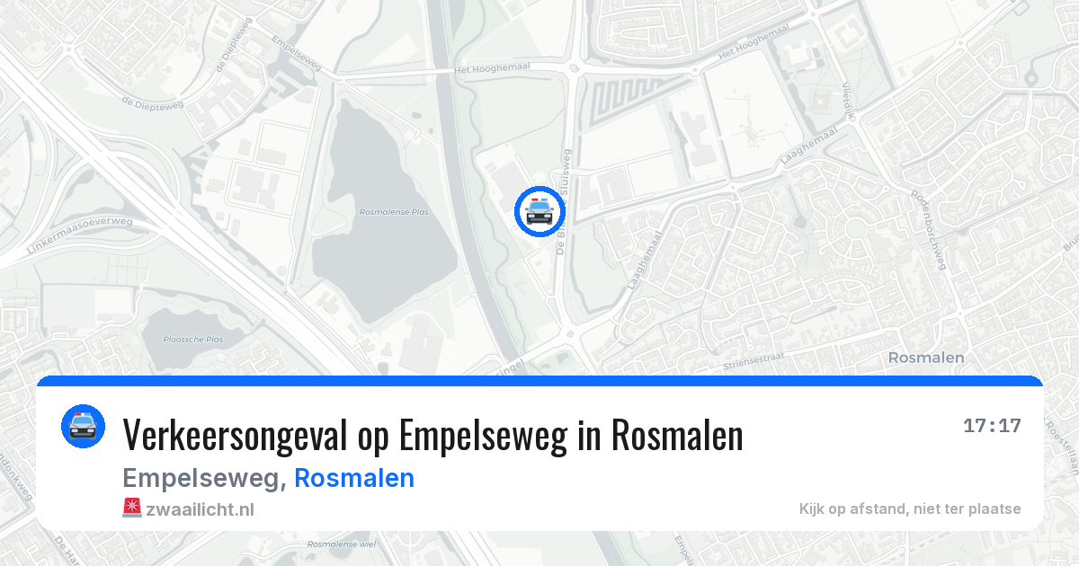 Verkeersongeval op Empelseweg in Rosmalen — 11 jun 2026