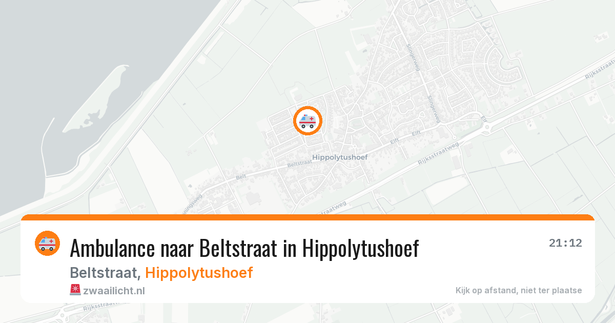 Ambulance naar Beltstraat in Hippolytushoef — 2 aug 2026