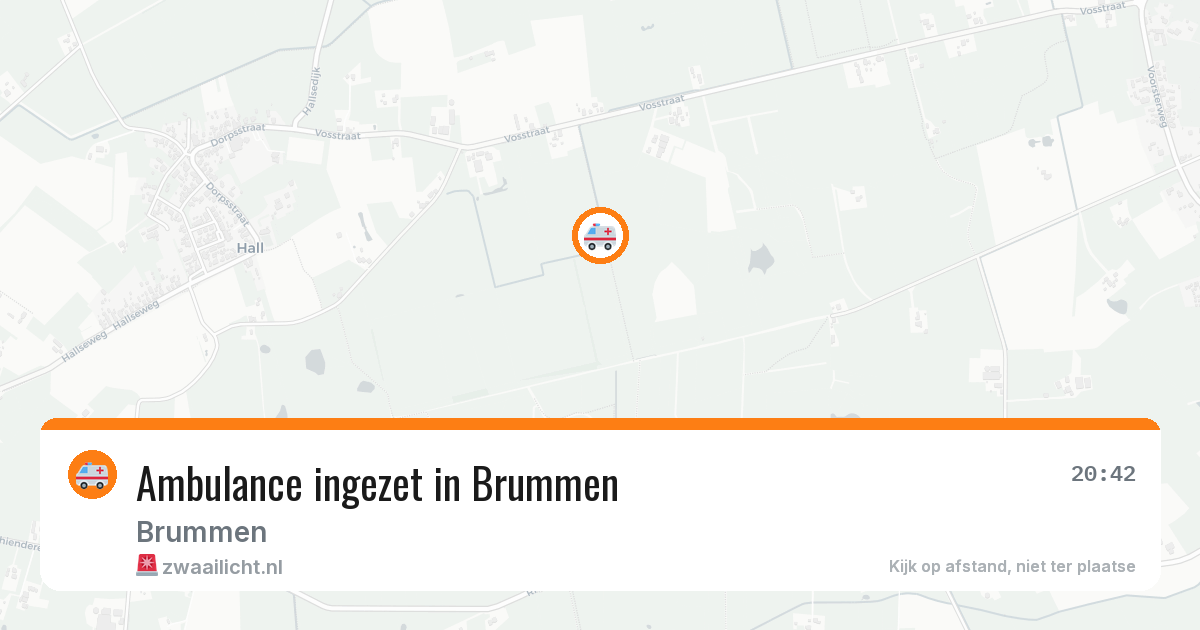Ambulance ingezet in Brummen — 11 aug 2026