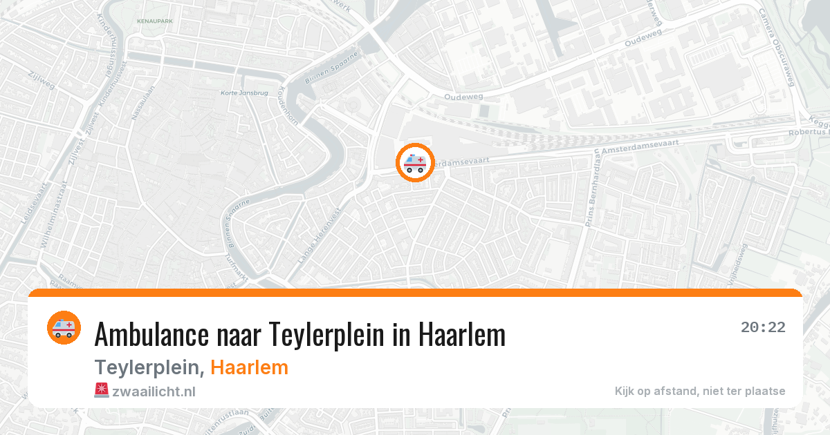 Ambulance naar Teylerplein in Haarlem — 2 jun 2026