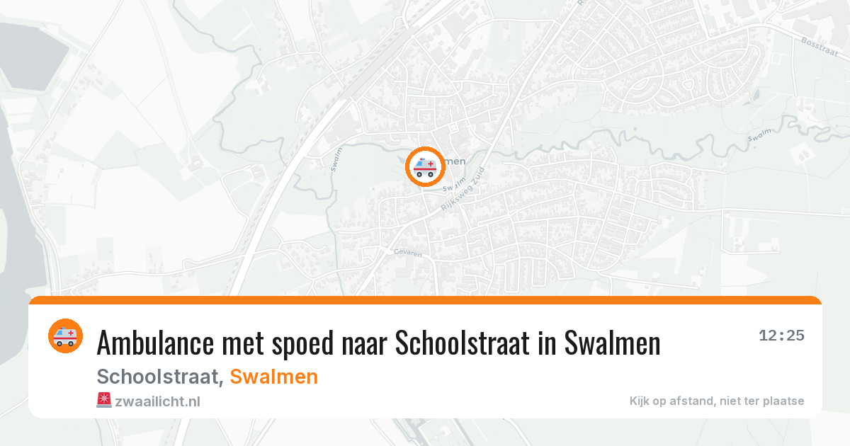 Ambulance met spoed naar Schoolstraat in Swalmen — 29 jan 2026