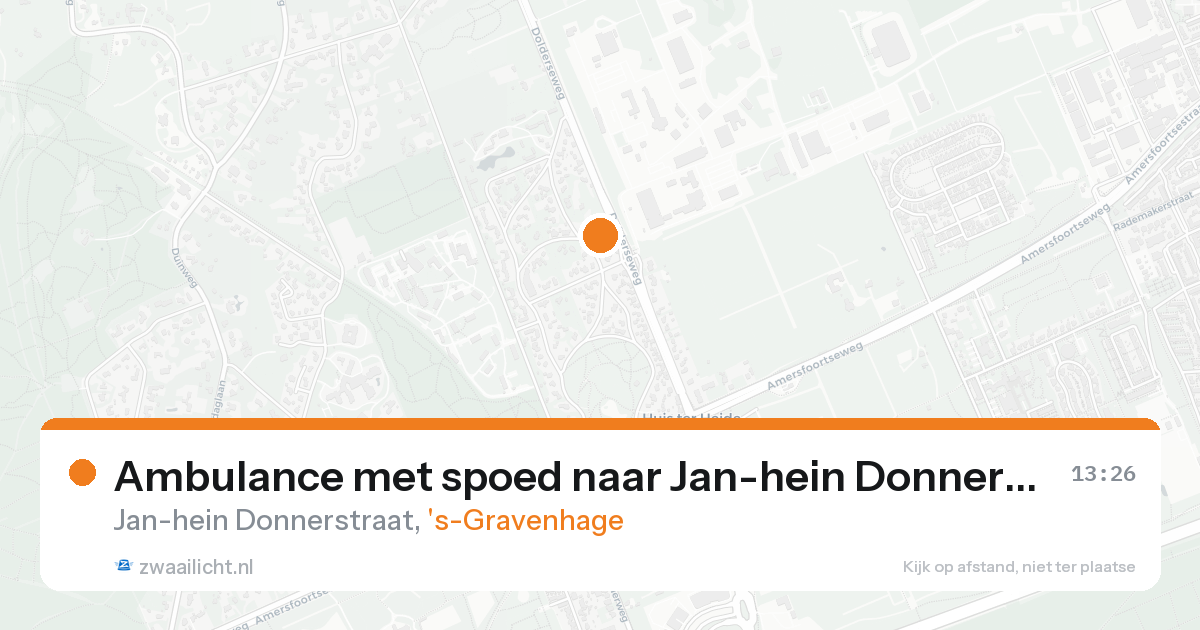 Ambulance met spoed naar Jan-hein Donnerstraat in 's-Gravenhage — 7 feb 2026