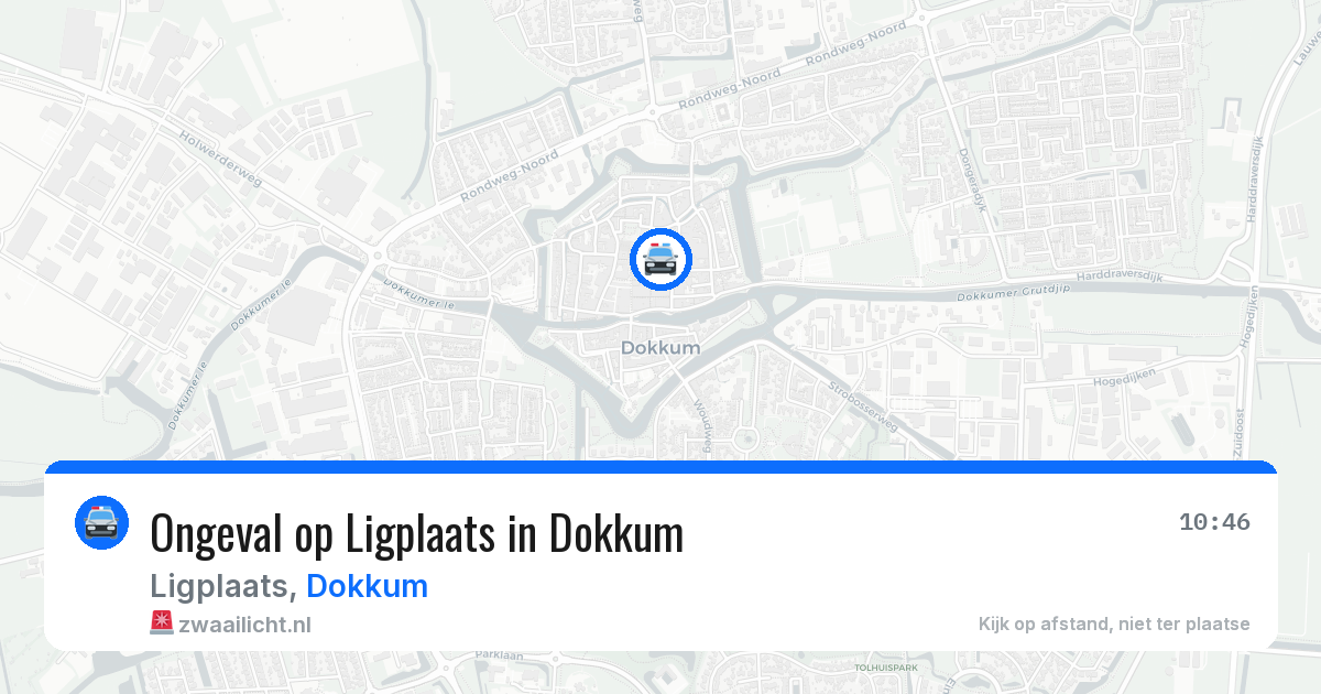 Ongeval op Ligplaats in Dokkum — 8 jun 2026