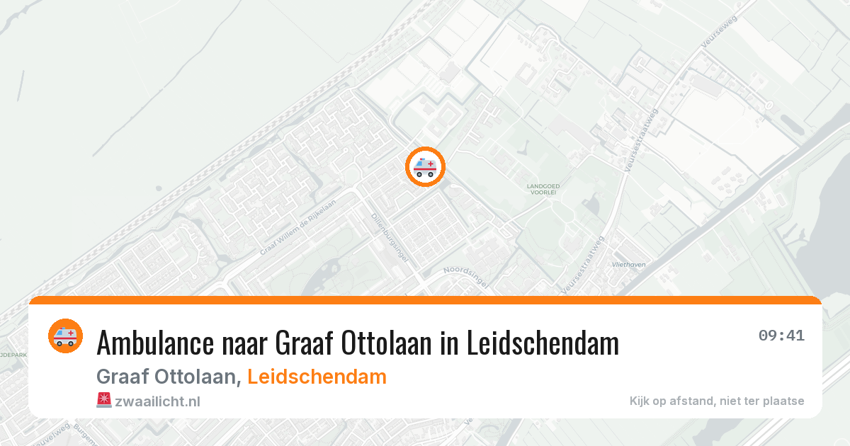 Ambulance naar Graaf Ottolaan in Leidschendam — 5 aug 2026