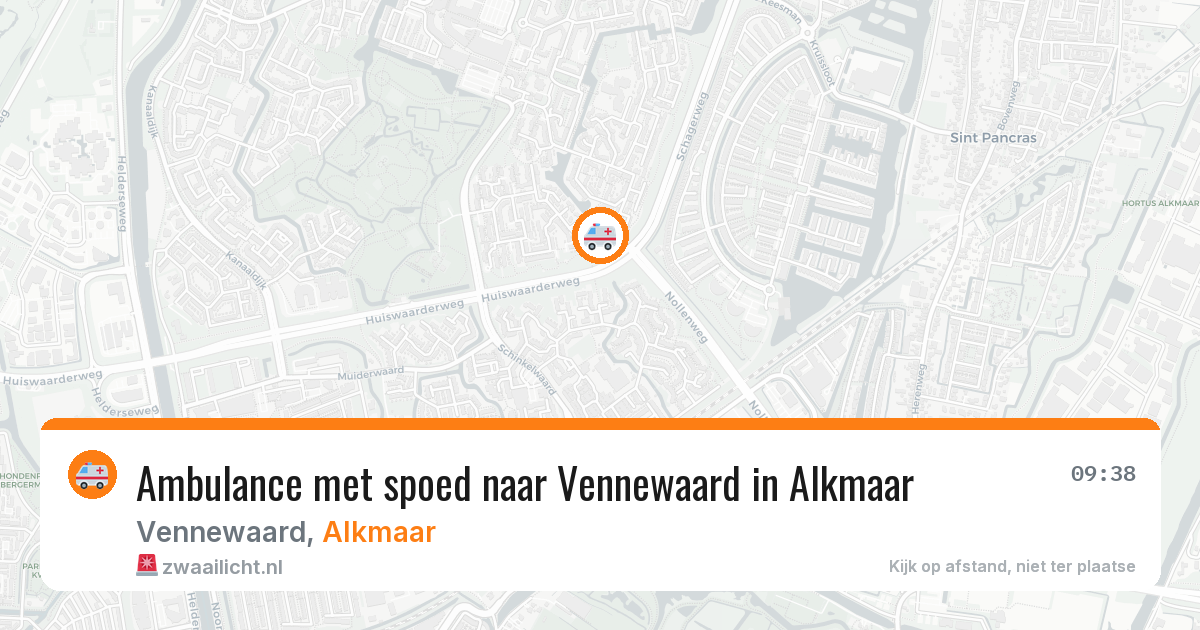 Ambulance met spoed naar Vennewaard in Alkmaar — 28 jan 2026