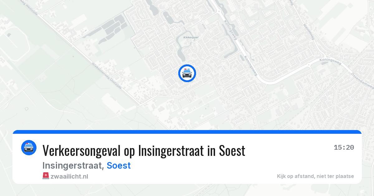 Verkeersongeval op Insingerstraat in Soest — 15 mei 2026