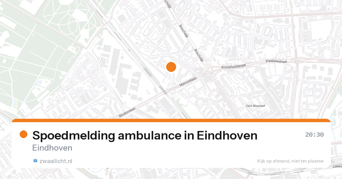 Spoedmelding ambulance in Eindhoven — 26 aug 2026