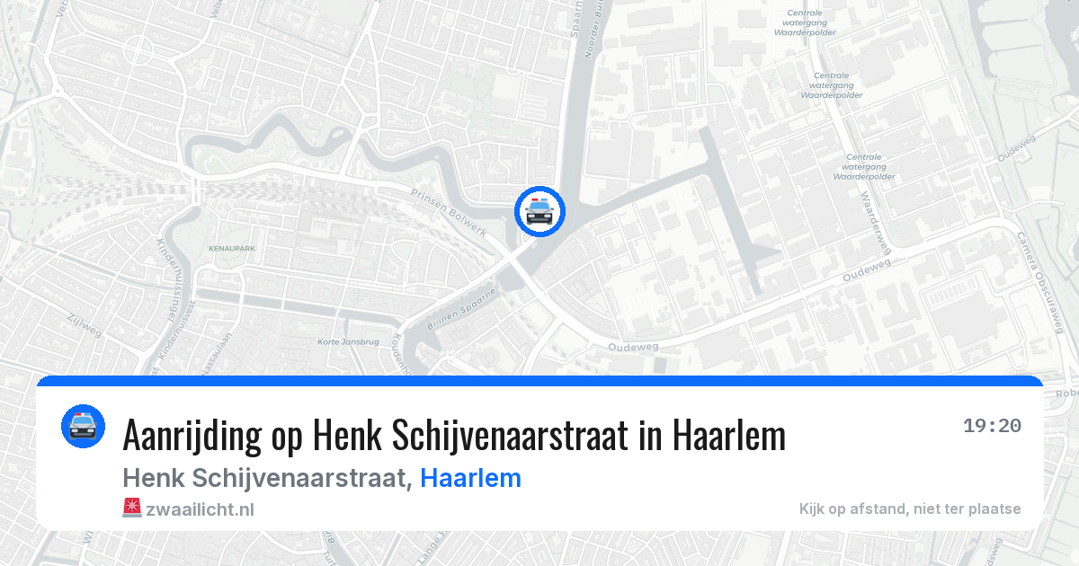 Aanrijding op Henk Schijvenaarstraat in Haarlem — 14 apr 2026