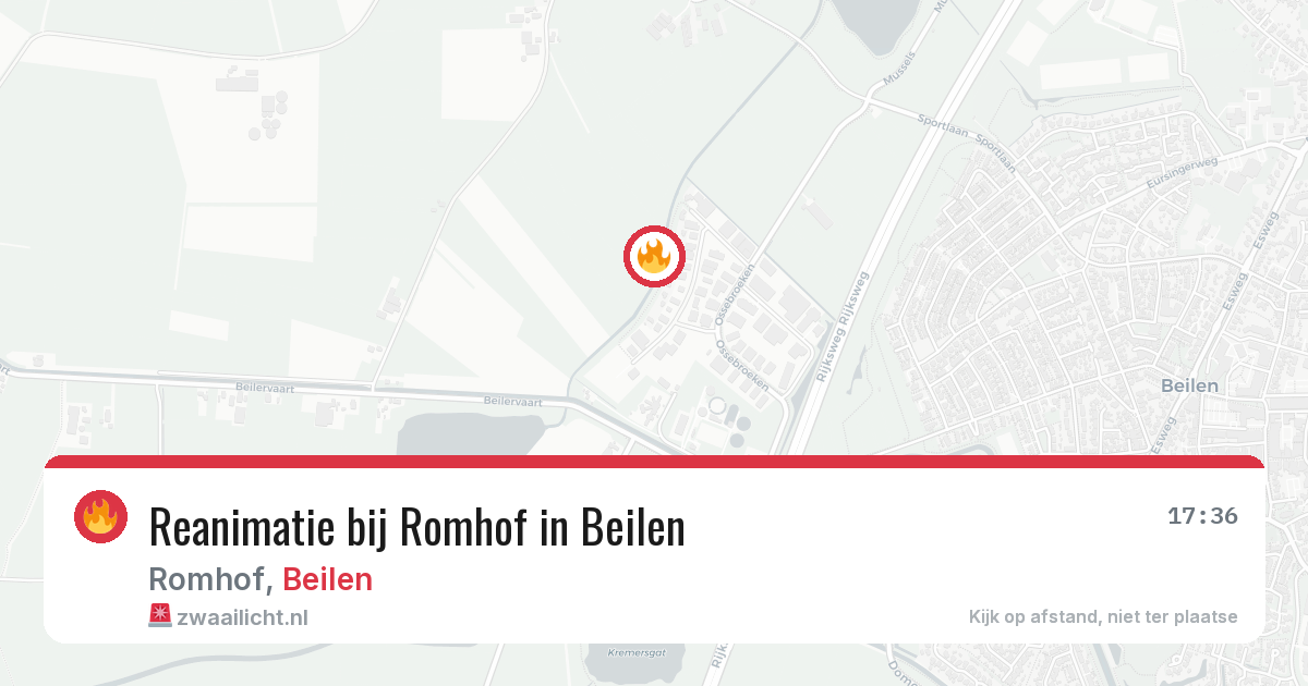 Reanimatie bij Romhof in Beilen — 24 apr 2026