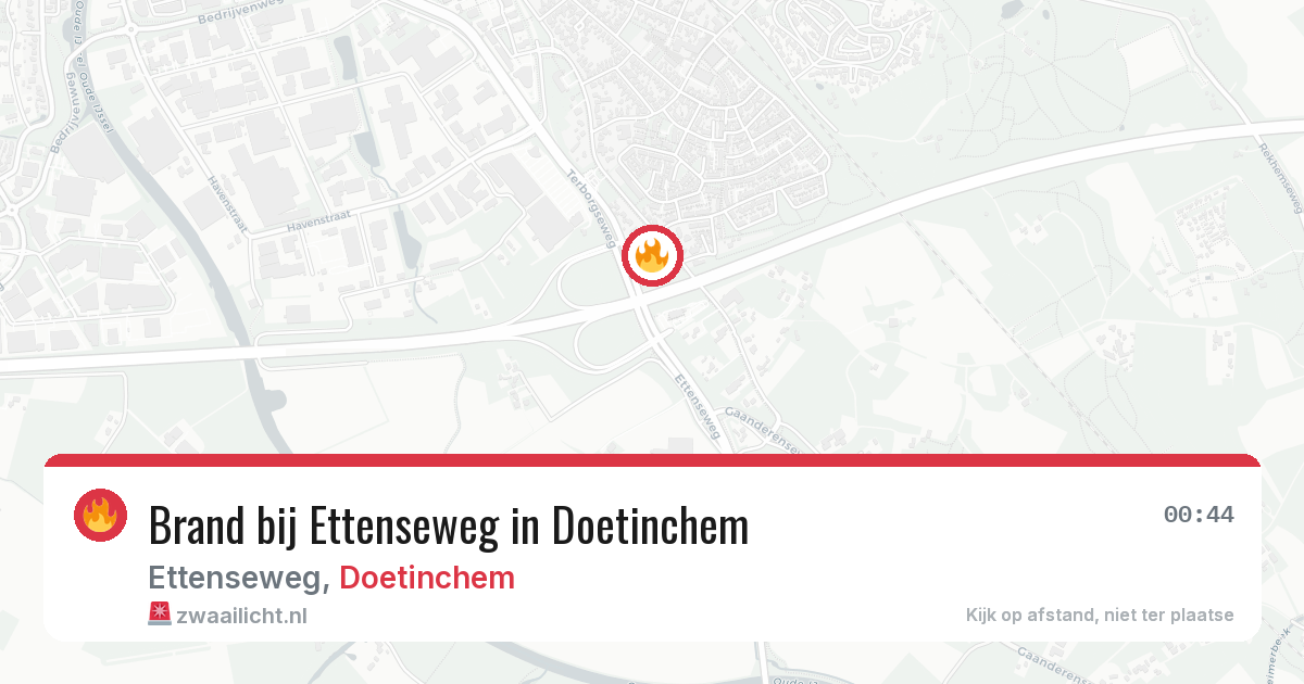 Brand bij Ettenseweg in Doetinchem — 5 jul 2026