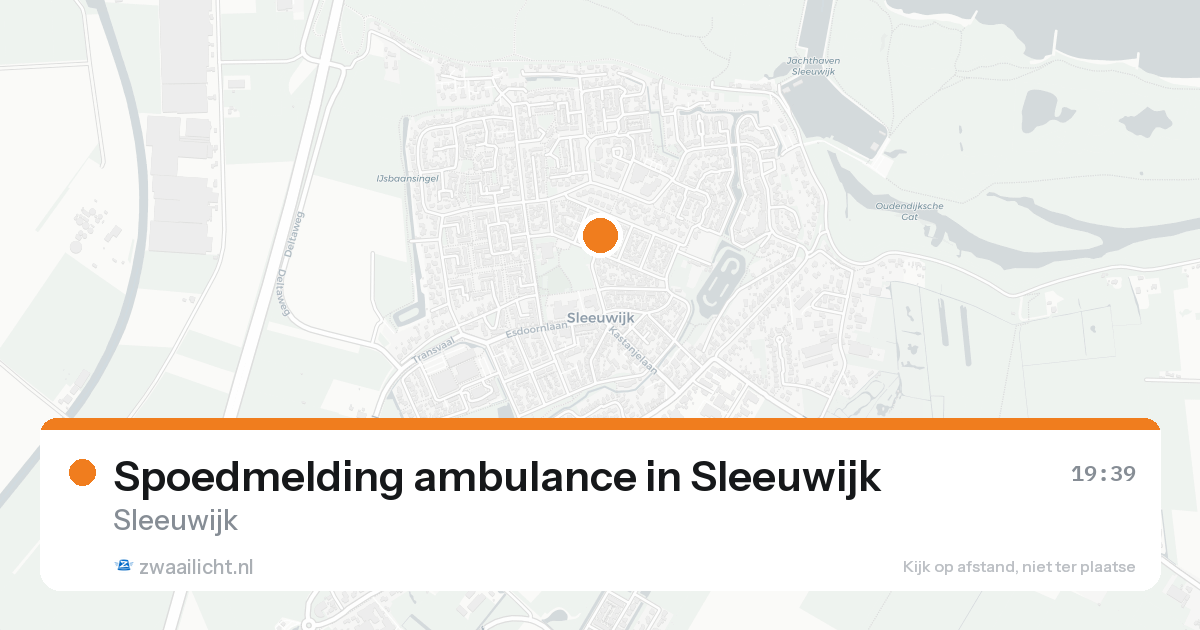Spoedmelding ambulance in Sleeuwijk — 4 jun 2026