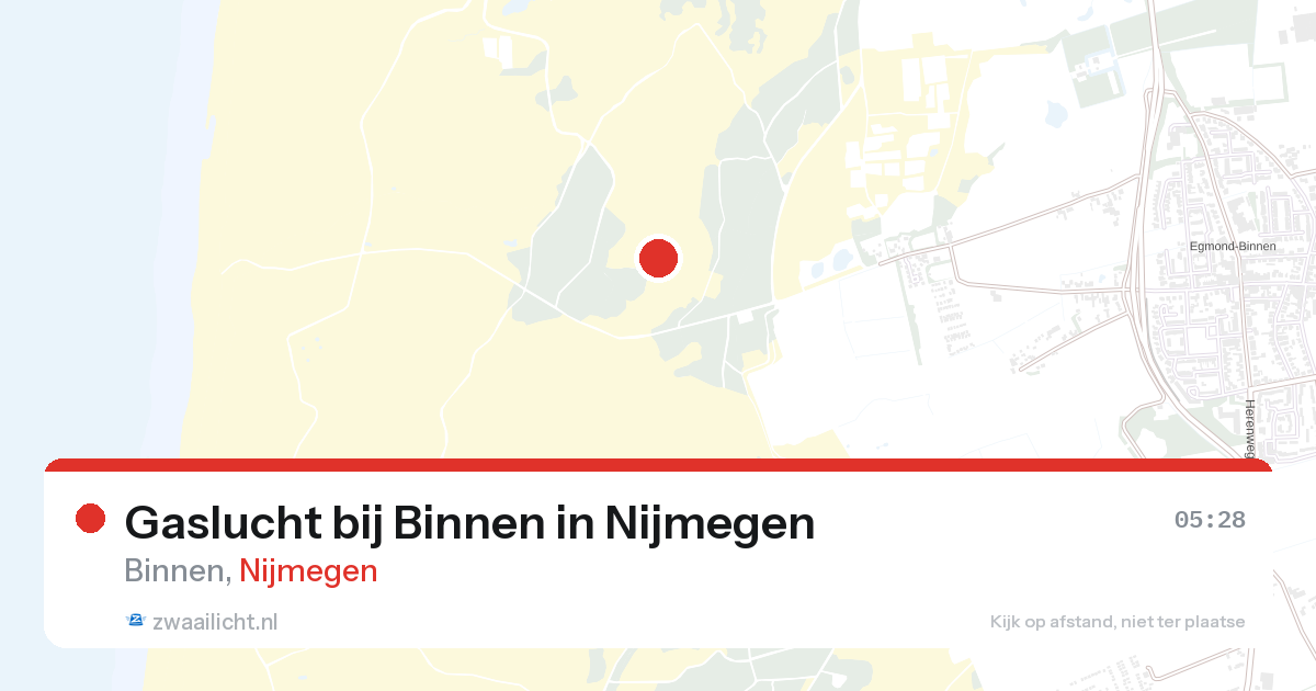 Gaslucht bij Binnen in Nijmegen — 27 aug 2026