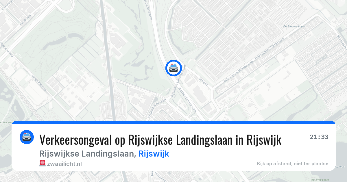 Verkeersongeval op Rijswijkse Landingslaan in Rijswijk — 19 jun 2026