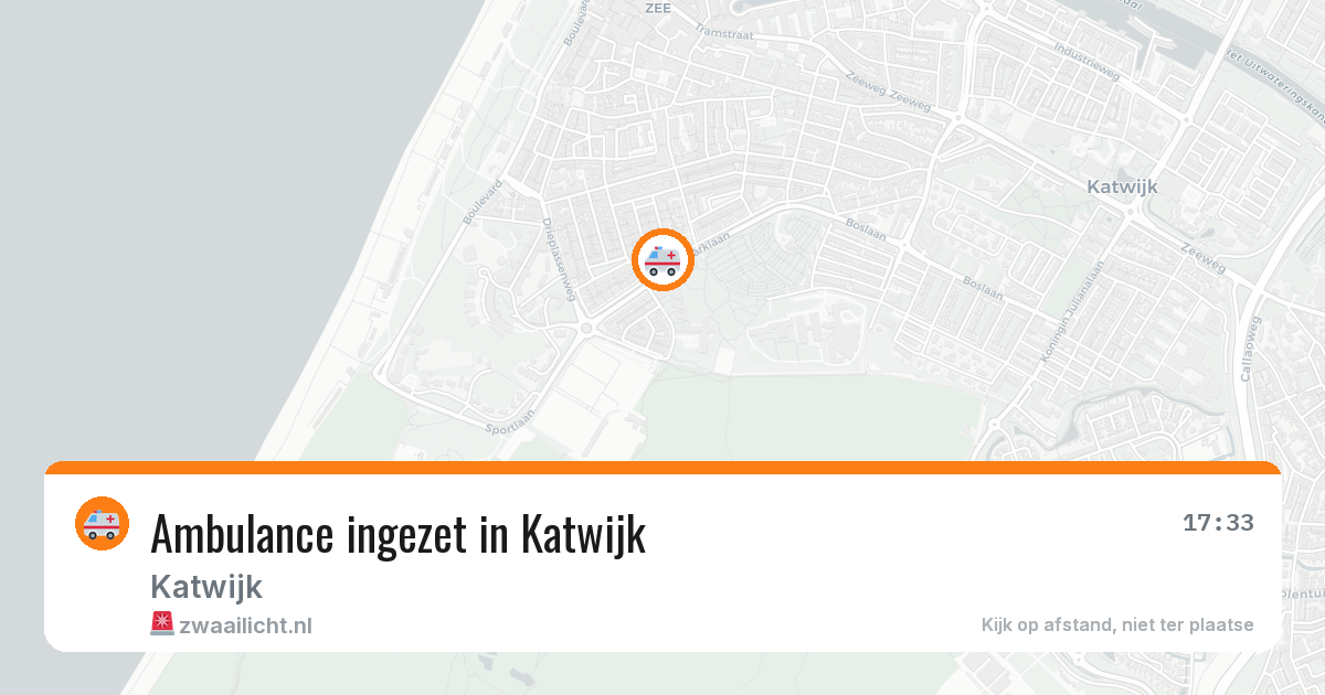 Ambulance ingezet in Katwijk — 27 jul 2026