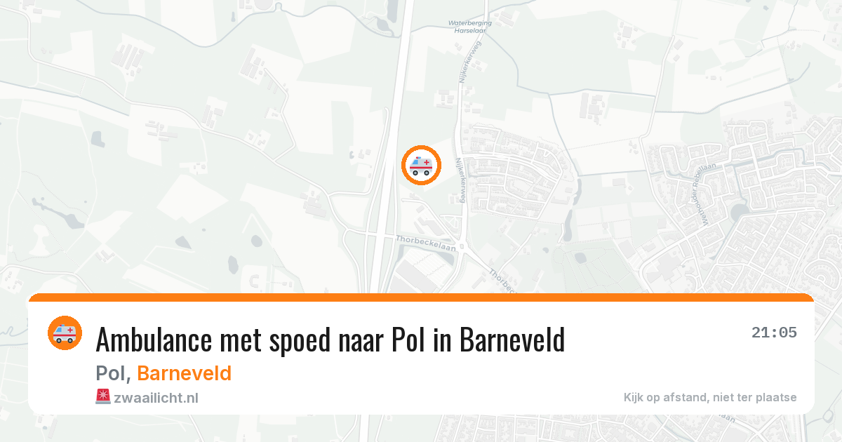 Ambulance met spoed naar Pol in Barneveld — 17 jun 2026