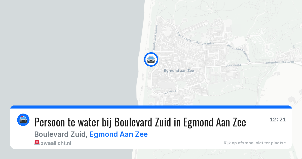 Persoon te water bij Boulevard Zuid in Egmond Aan Zee — 28 jul 2026