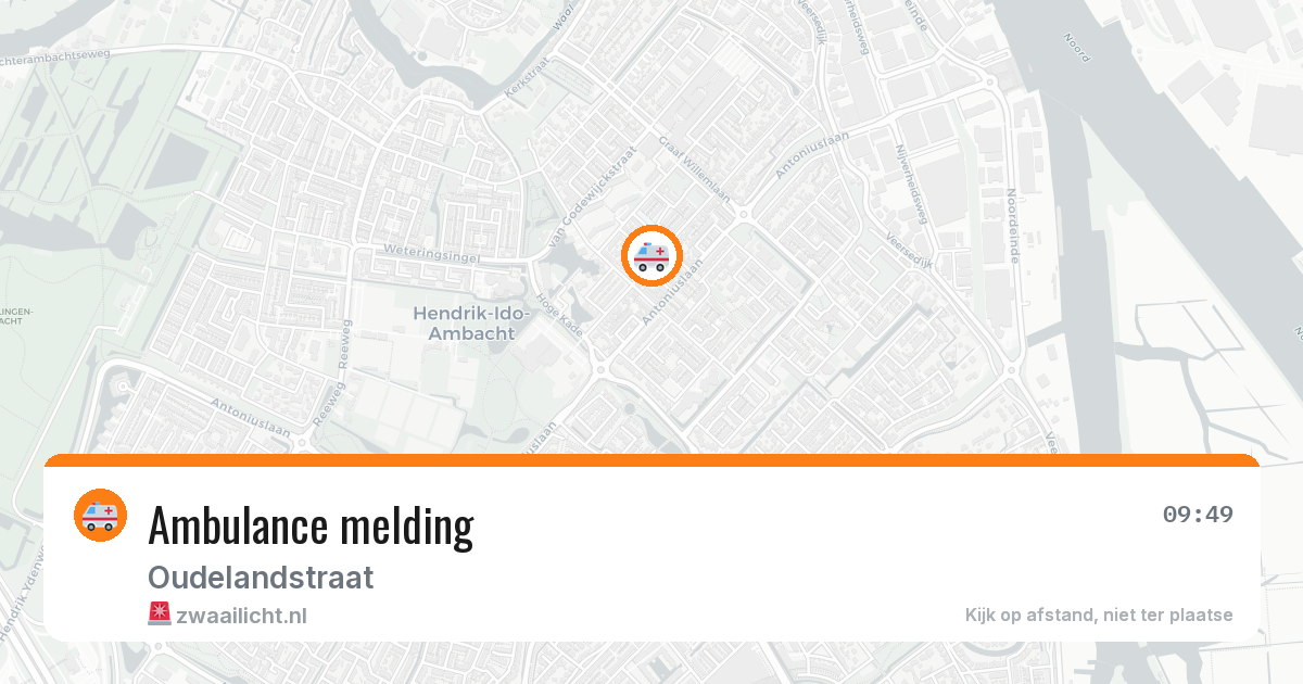 Ambulance melding — 27 feb 2026