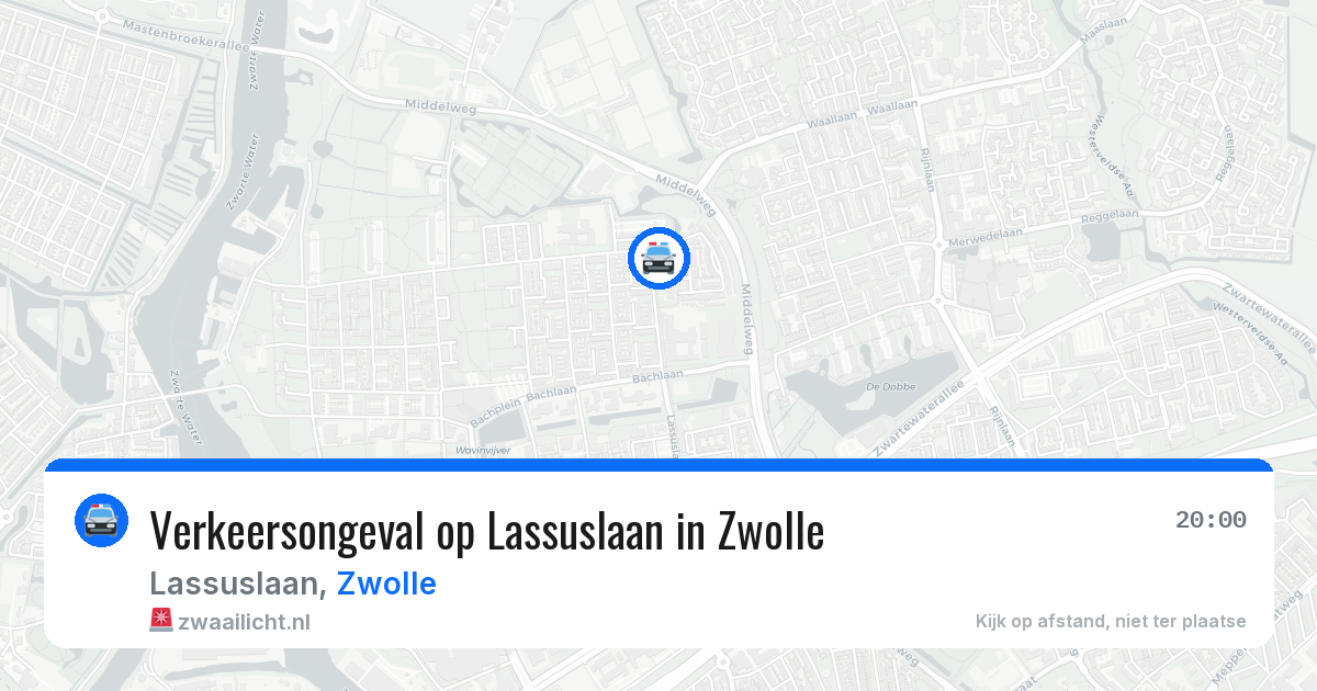 Verkeersongeval op Lassuslaan in Zwolle — 13 jun 2026
