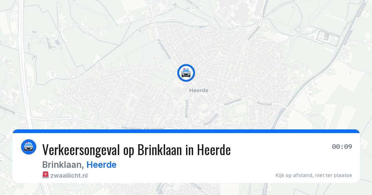 Verkeersongeval op Brinklaan in Heerde — 2 jun 2026