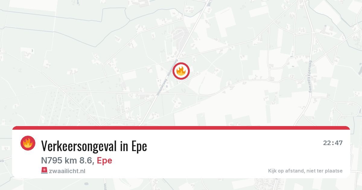 Verkeersongeval in Epe — 12 jun 2026