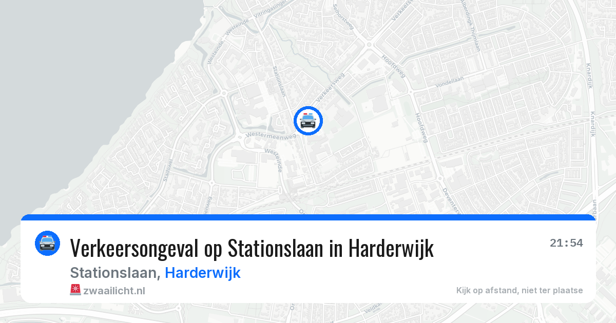 Verkeersongeval op Stationslaan in Harderwijk — 1 aug 2026