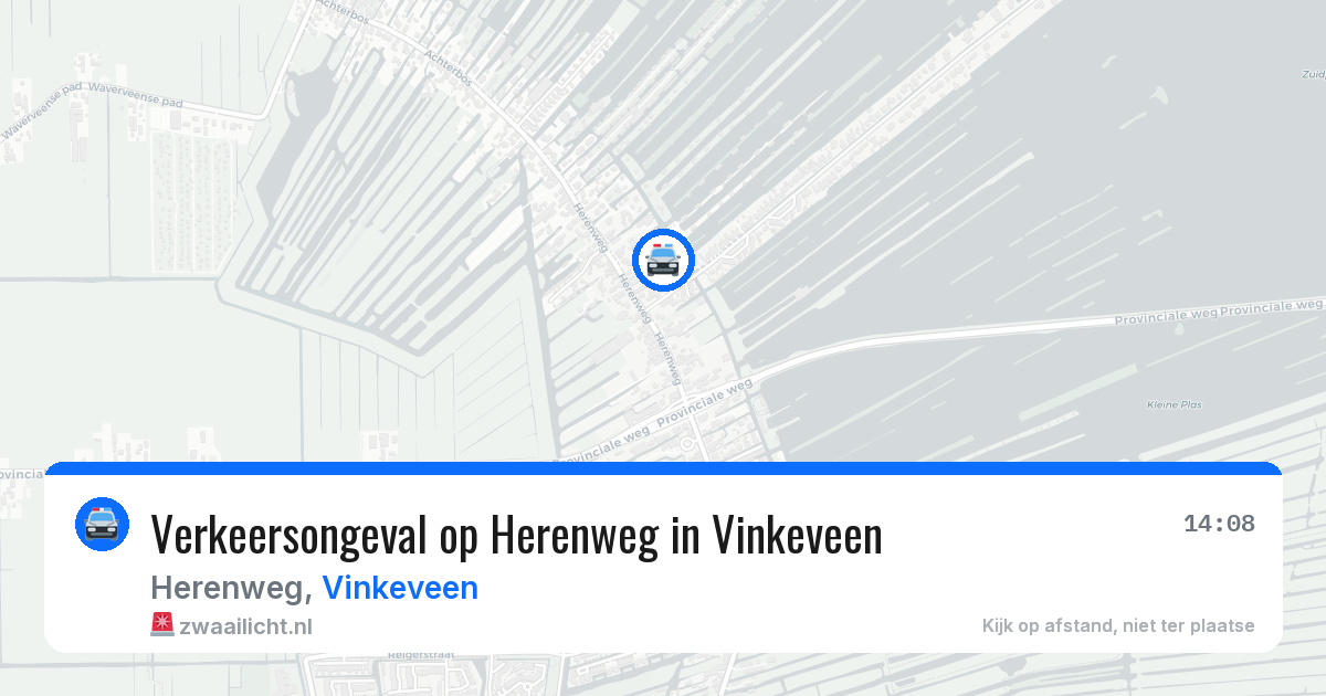 Verkeersongeval op Herenweg in Vinkeveen — 5 jun 2026