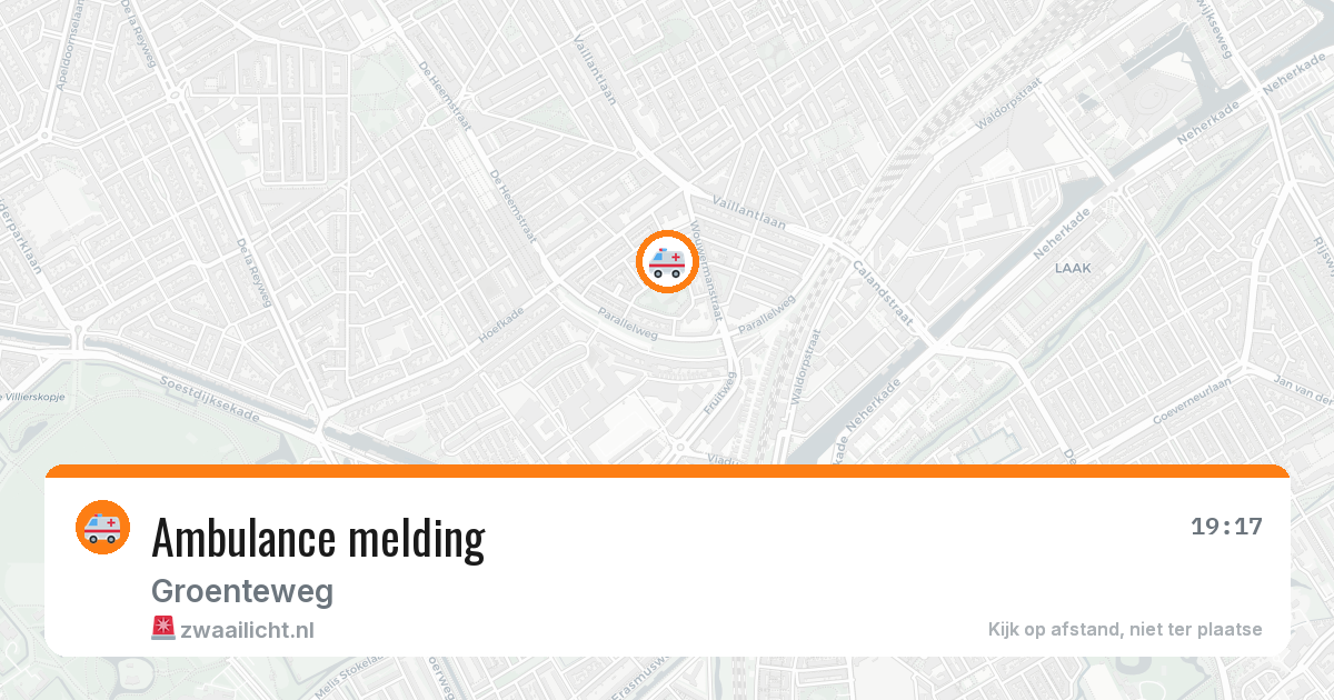 Ambulance melding — 20 jun 2026