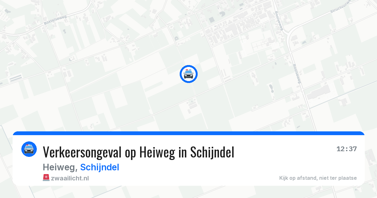 Verkeersongeval op Heiweg in Schijndel — 2 aug 2026