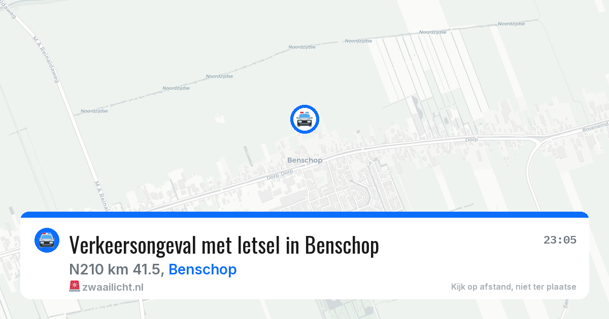 Verkeersongeval met letsel in Benschop — 16 jun 2026