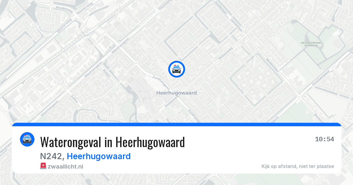 Waterongeval in Heerhugowaard — 9 mei 2026