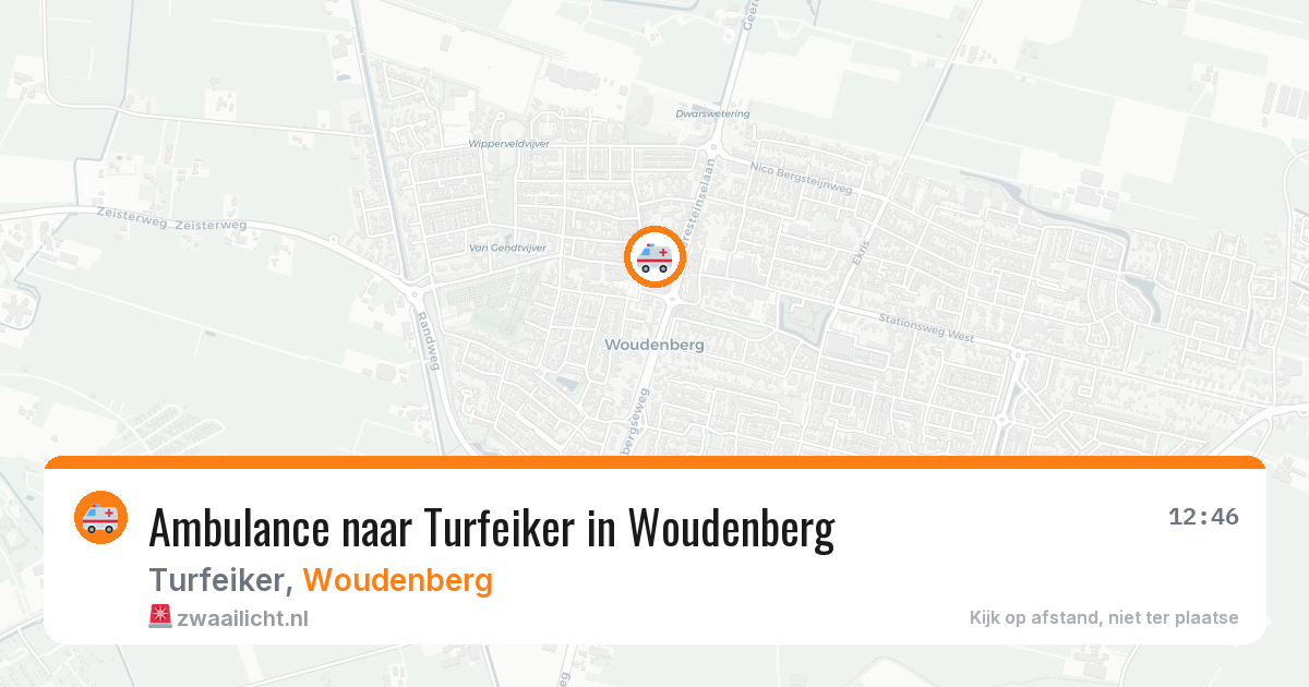 Ambulance naar Turfeiker in Woudenberg — 28 mrt 2026