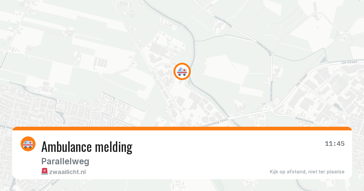 Ambulance melding — 1 jul 2026