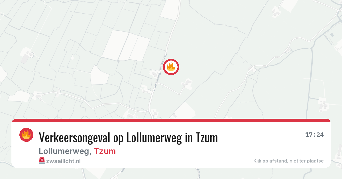 Verkeersongeval op Lollumerweg in Tzum — 3 feb 2026