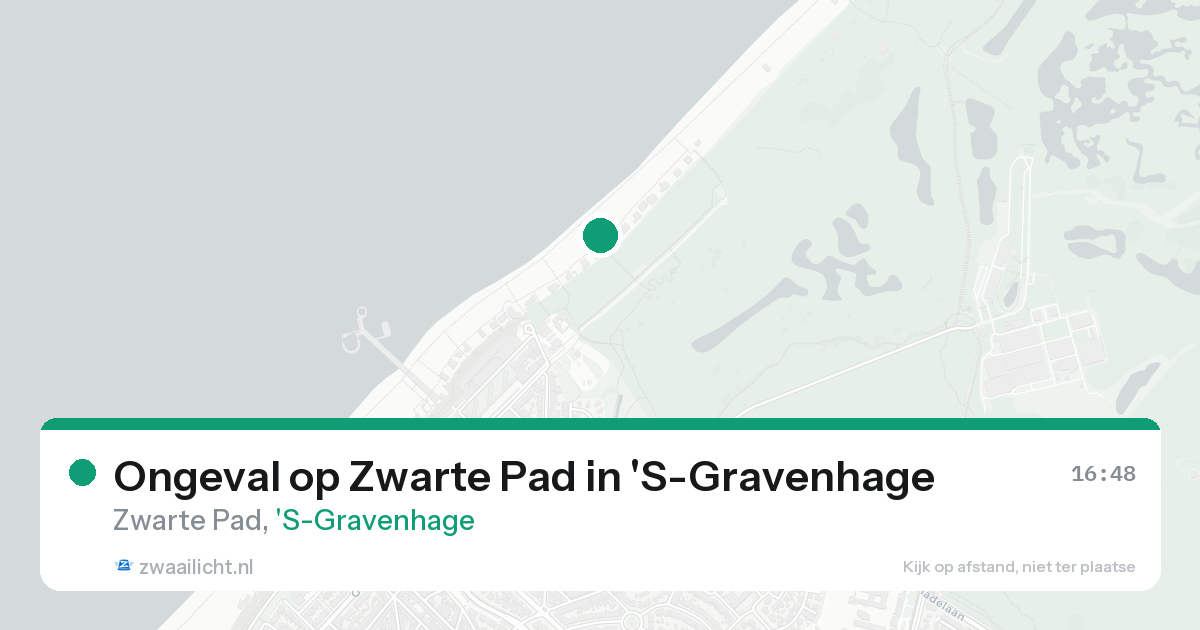Ongeval op Zwarte Pad in 'S-Gravenhage — 19 aug 2026