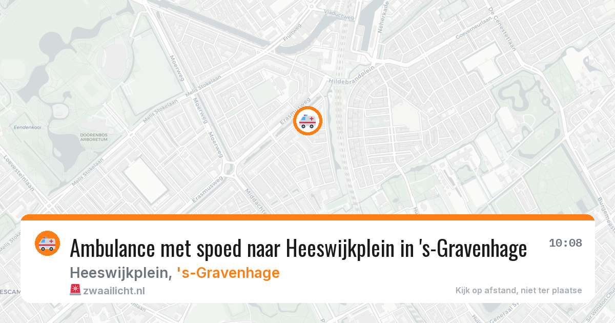 Ambulance met spoed naar Heeswijkplein in 's-Gravenhage — 27 jan 2026