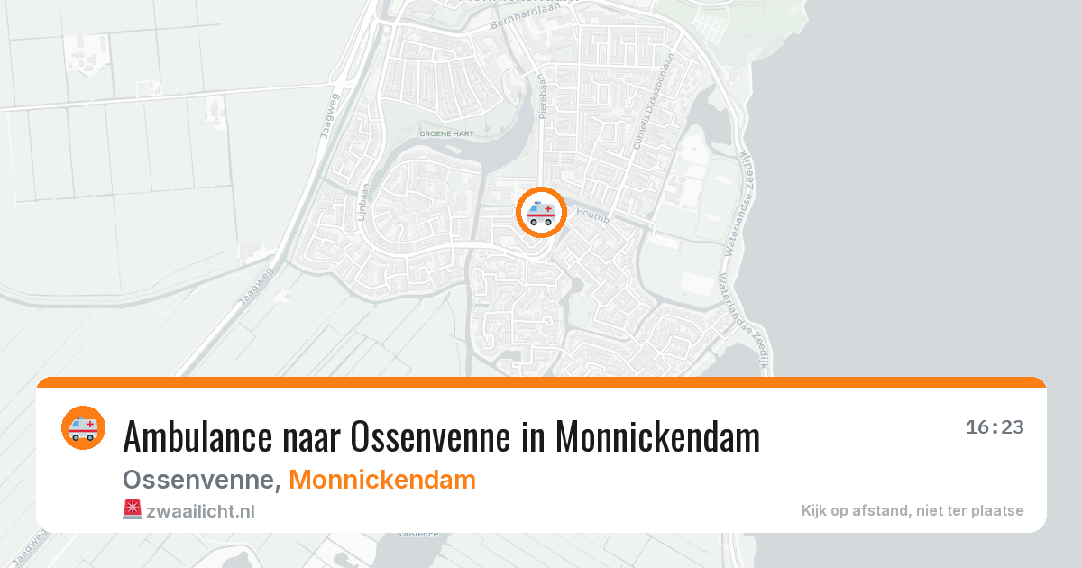 Ambulance naar Ossenvenne in Monnickendam — 3 aug 2026