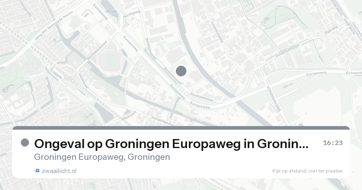 Ongeval op Groningen Europaweg in Groningen — 7 feb 2026