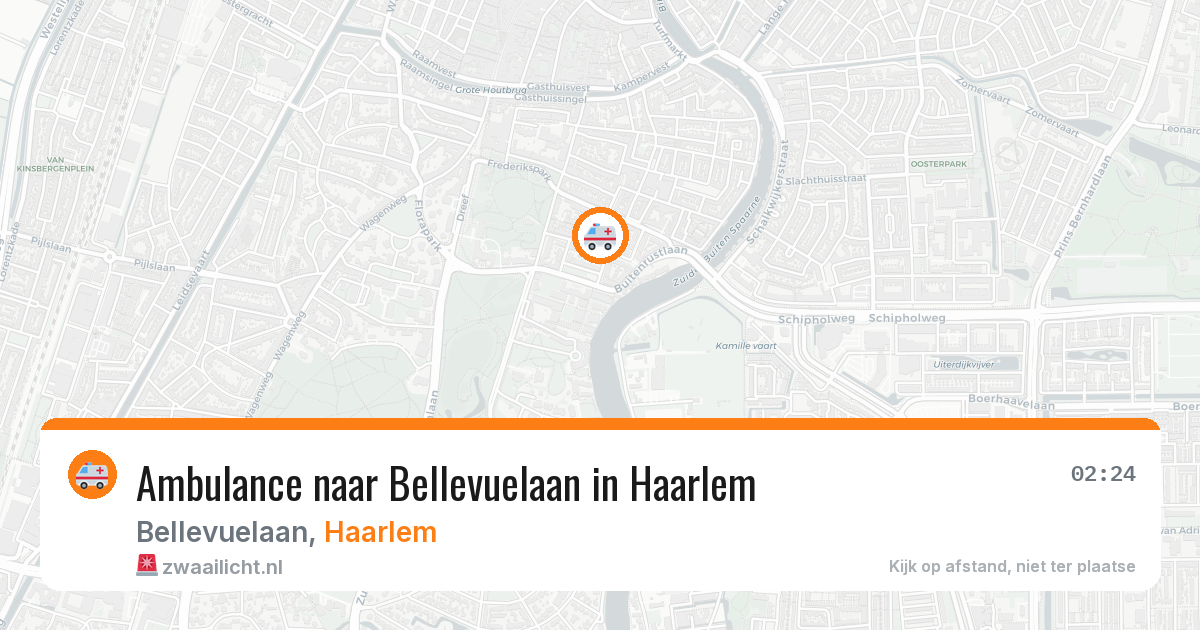 Ambulance naar Bellevuelaan in Haarlem — 15 jul 2026