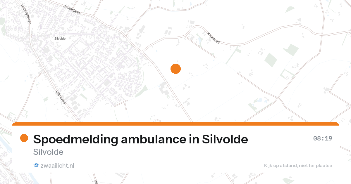 Spoedmelding ambulance in Silvolde — 26 aug 2026
